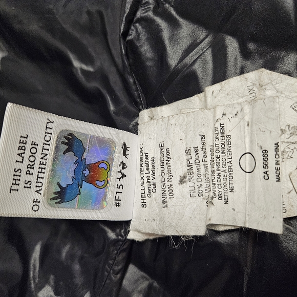 Moose knuckles quilted leather jacket - Picture 6 of 6